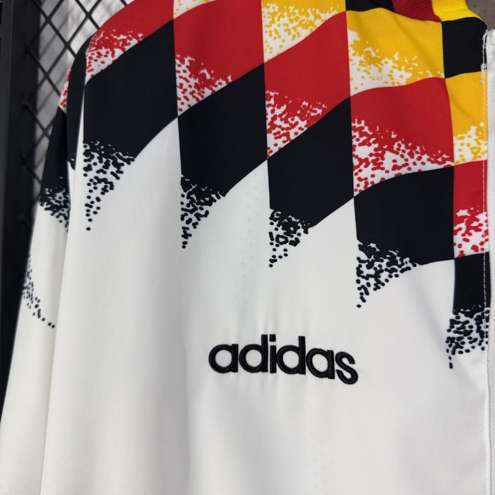2026 German national team white transfer printing World Cup casual training windproof jacket