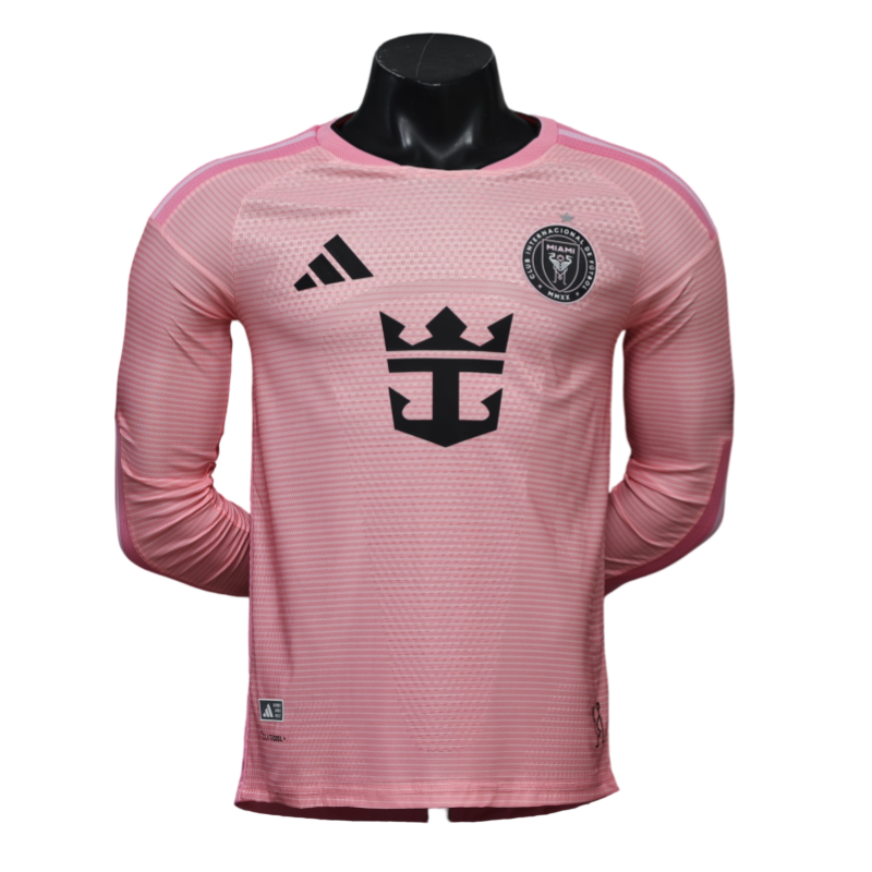 Miami International 2026 Home Long sleeves Football Jersey Player Version