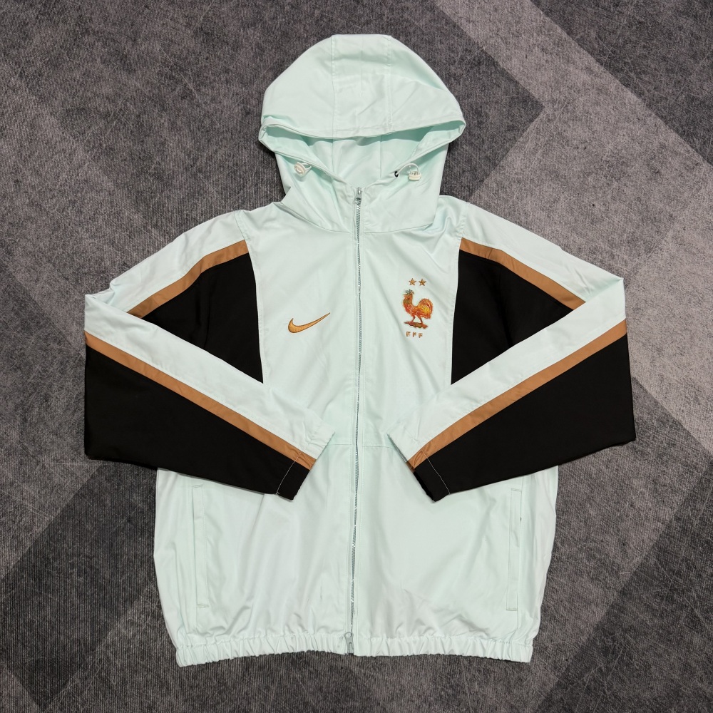 2026 France Light Green World Cup Casual Training Windproof Jacket