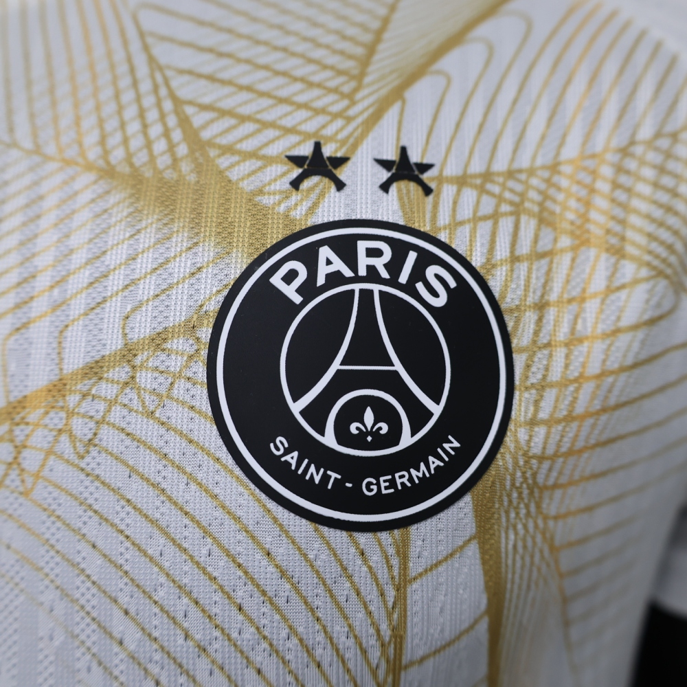 PSG 2026-2027 UEFA Champions League Pre match Yellow Football Shirt - Player Edition