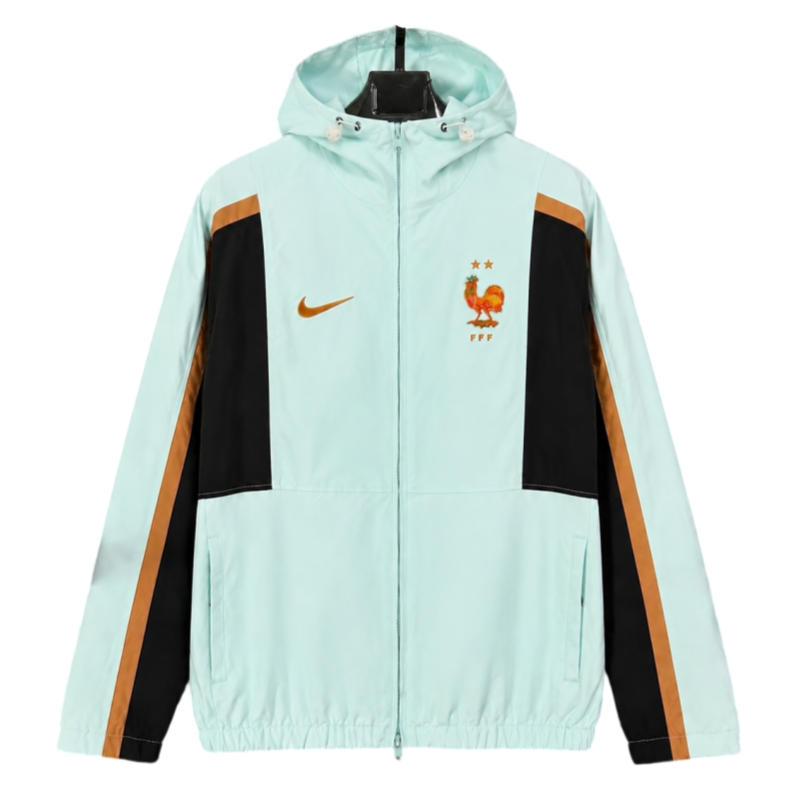 2026 France Light Green World Cup Casual Training Windproof Jacket