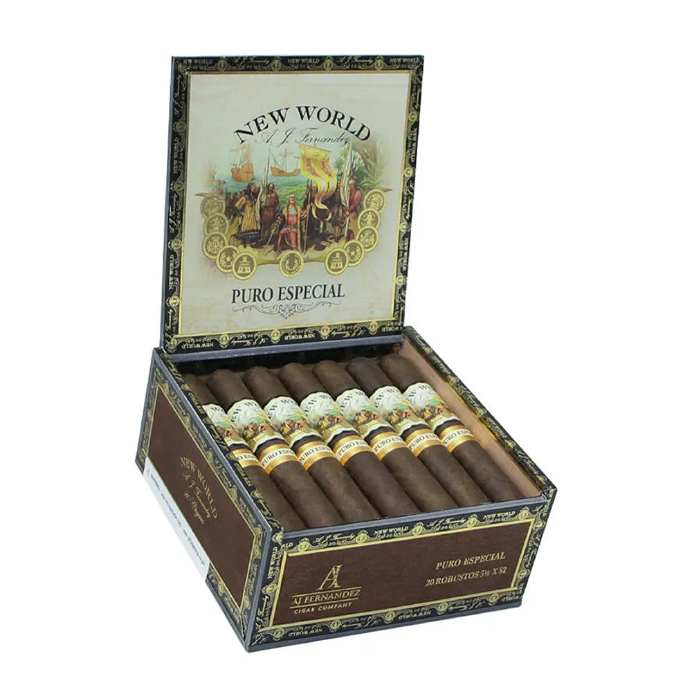 AJ FERNANDEZ NEW WORLD PURO ESPECIAL ROBUSTOS 20s 费尔南德斯 新世界普罗特级罗伯图 20支/盒