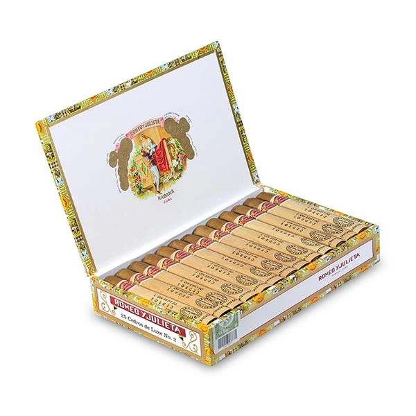 ROMEO Y JULIETA CEDROS DE LUXE NO. 2  25s 罗密欧与朱丽叶 雪松2号 25支/盒