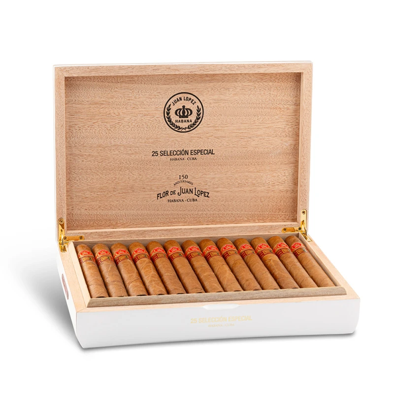 JUAN LOPEZ 150 ANIVERSARIO SELECCIÓN ESPECIA LCDH 25s 胡安佩洛斯 150周年特级精选LCDH 25支/盒