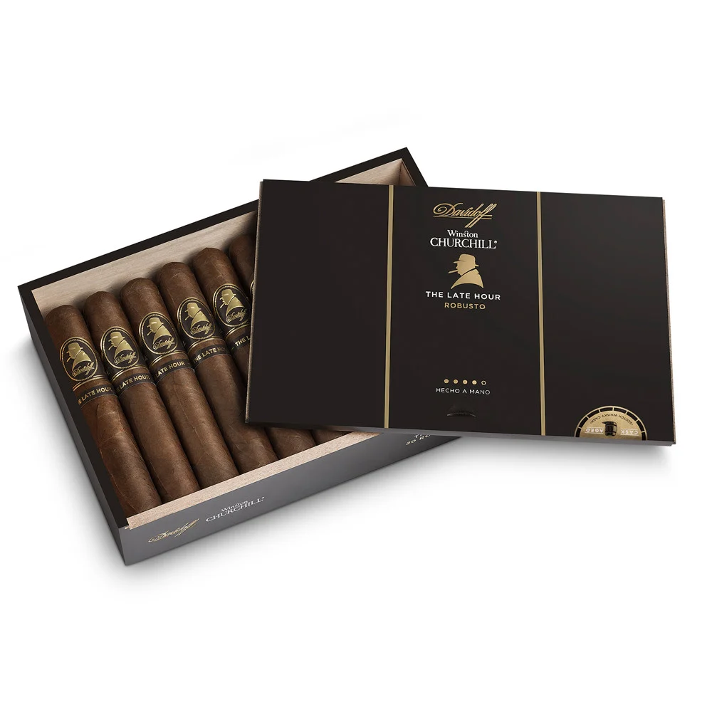 Davidoff Winston Churchill  The Late Hour Robusto 20s 大卫杜夫 温斯顿丘吉尔 至暗时刻 罗布图 20支/盒