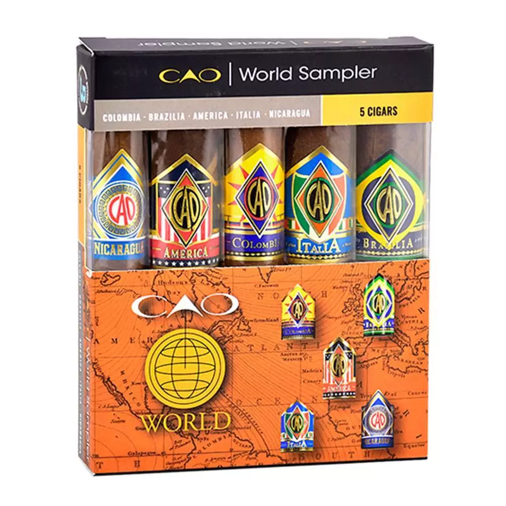 CAO WORLD SAMPLER 5 潮牌 世界精选样盒 五支/盒