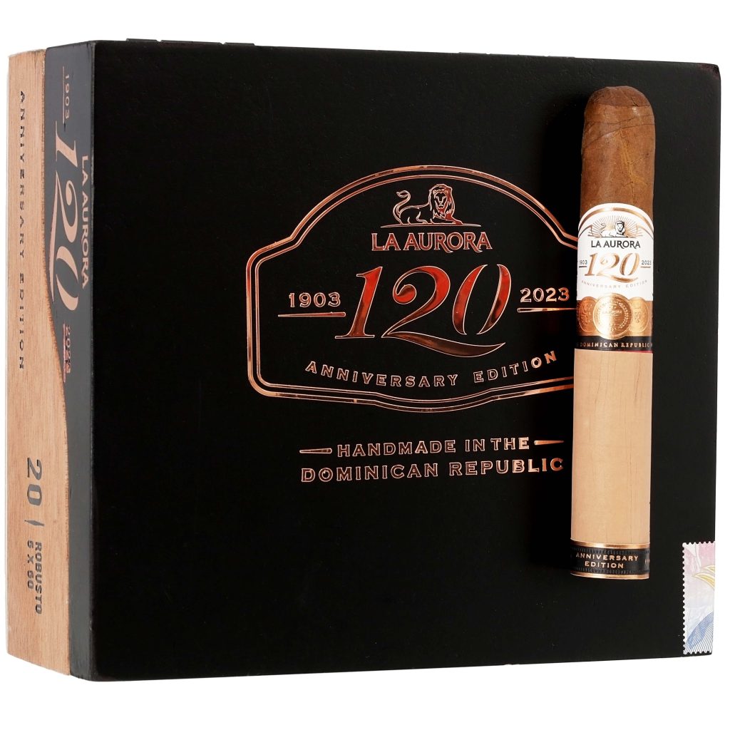 La Aurora 120th Anniversary Limited Edition Robusto 20s 狮子王 120周年限量 罗布图 20支/盒