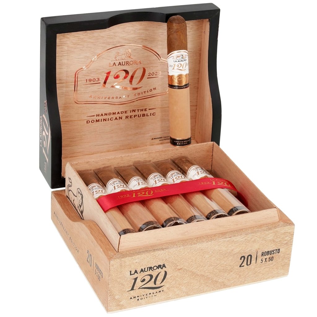 La Aurora 120th Anniversary Limited Edition Robusto 20s 狮子王 120周年限量 罗布图 20支/盒