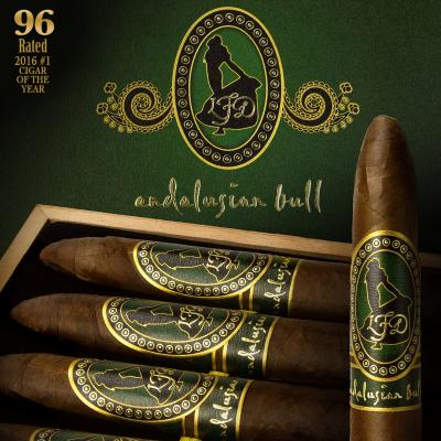 La Flor Dominicana Andalusian Bull 10s多米尼加之花 安达卢西亚 公牛 绿牛 10支/盒（预售）