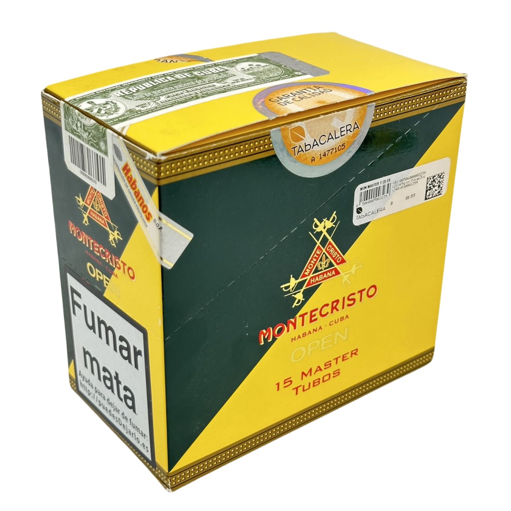 MONTECRISTO MASTER 15s 蒙特 大师纸盒铝管 15支/盒