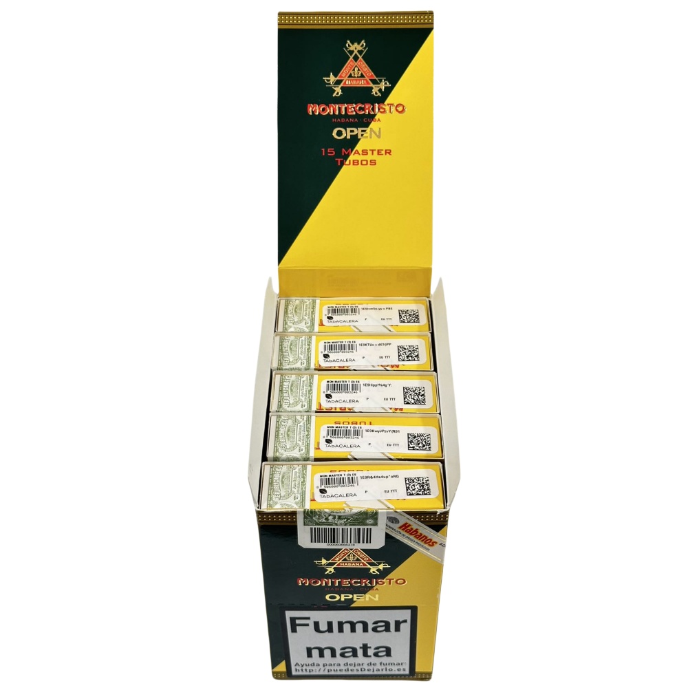 MONTECRISTO MASTER 15s 蒙特 大师纸盒铝管 15支/盒