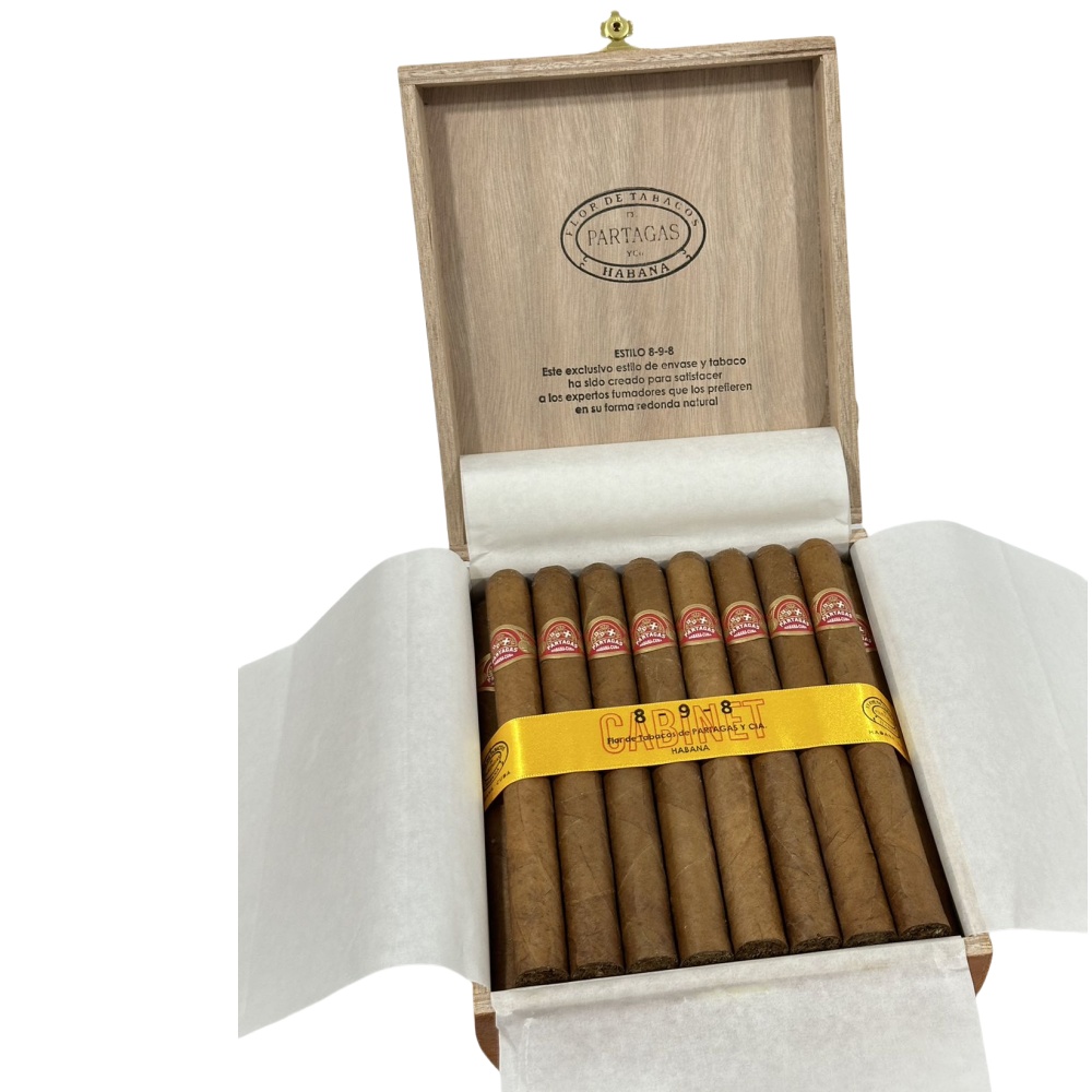 PARTAGAS 8-9-8 VARNISHED 25s 帕特加斯 8-9-8 25支/盒