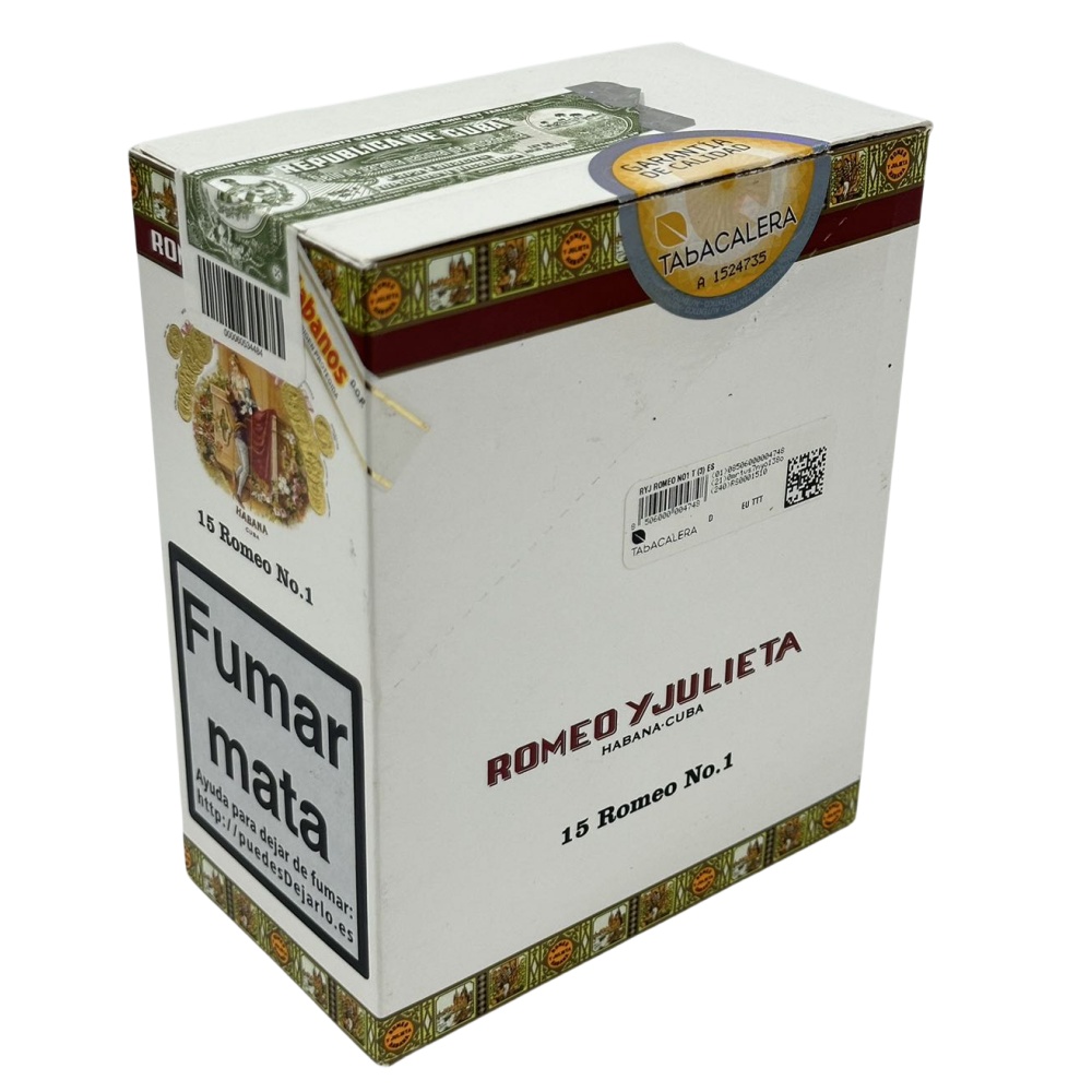 ROMEO Y JULIETA No.1 15s 罗密欧与朱丽叶 一号纸盒铝管 15支/盒