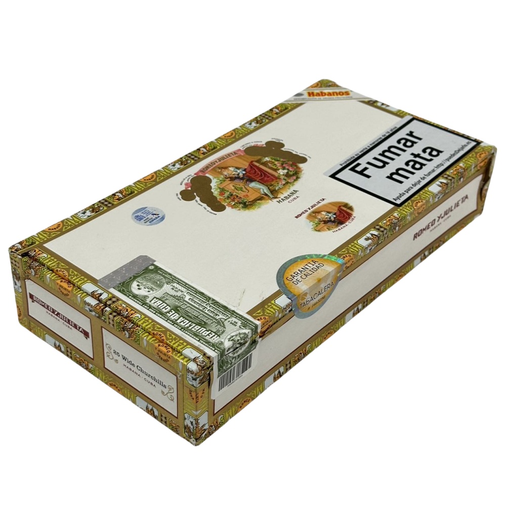 ROMEO Y JULIETA WIDE CHURCHILS 25s 罗密欧与朱丽叶 宽丘吉尔 25支/盒