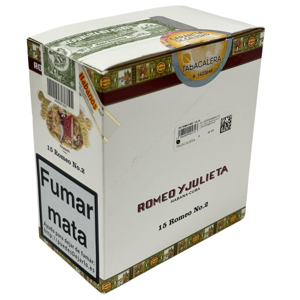ROMEO Y JULIETA No.2 15s 罗密欧与朱丽叶 二号纸盒铝管 15支/盒