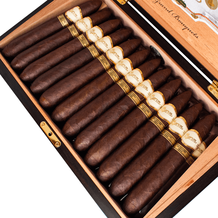 Byron Seleccion 1850 Limited Edition Grand Bouquet Perfecto 25s 拜伦 精选1850 限量版 完美双尖鱼雷 25支/盒
