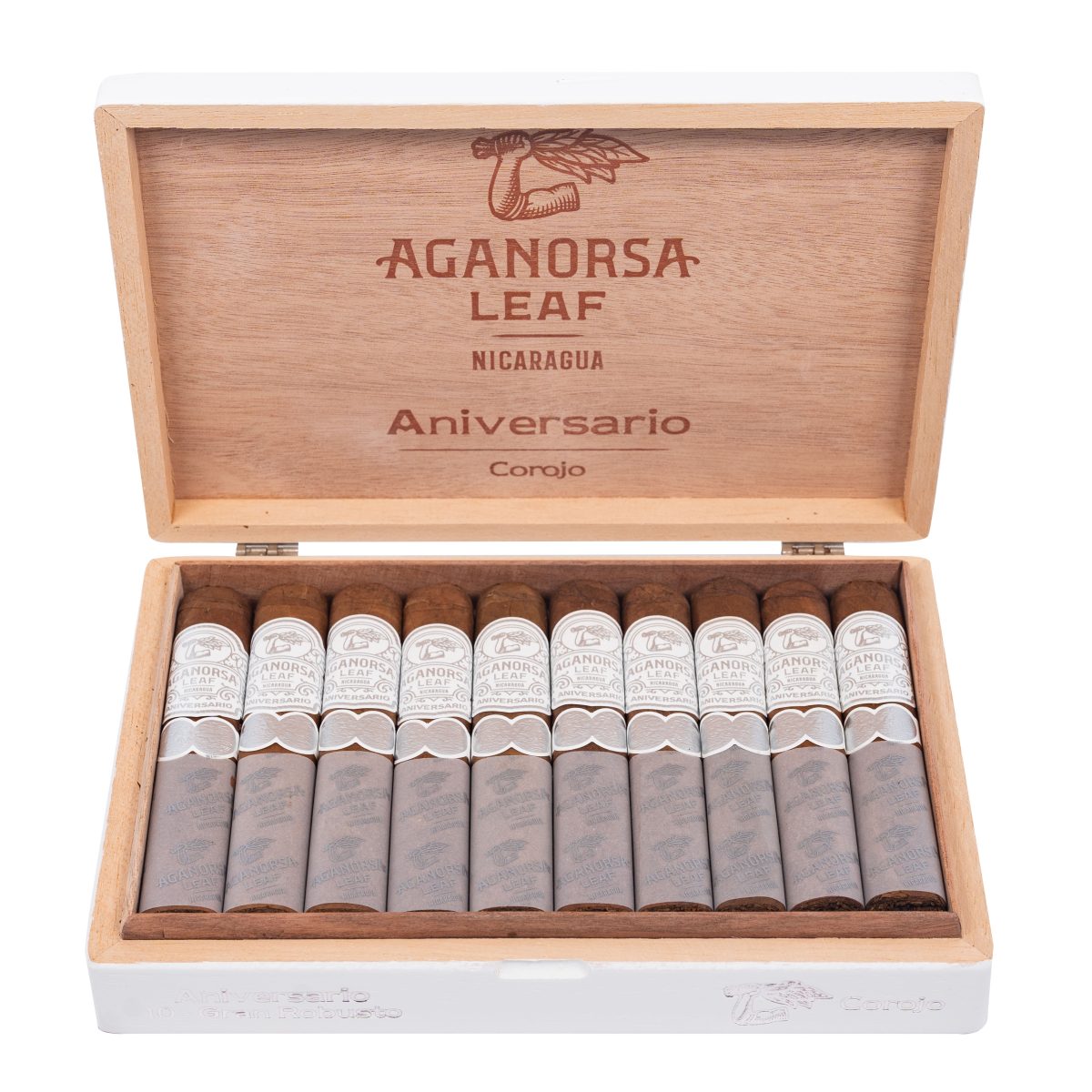 Aganorsa Leaf Aniversario Corojo Gran Robusto 10s 紫檀叶 周年庆典 科罗霍 格兰罗布图 10支/盒