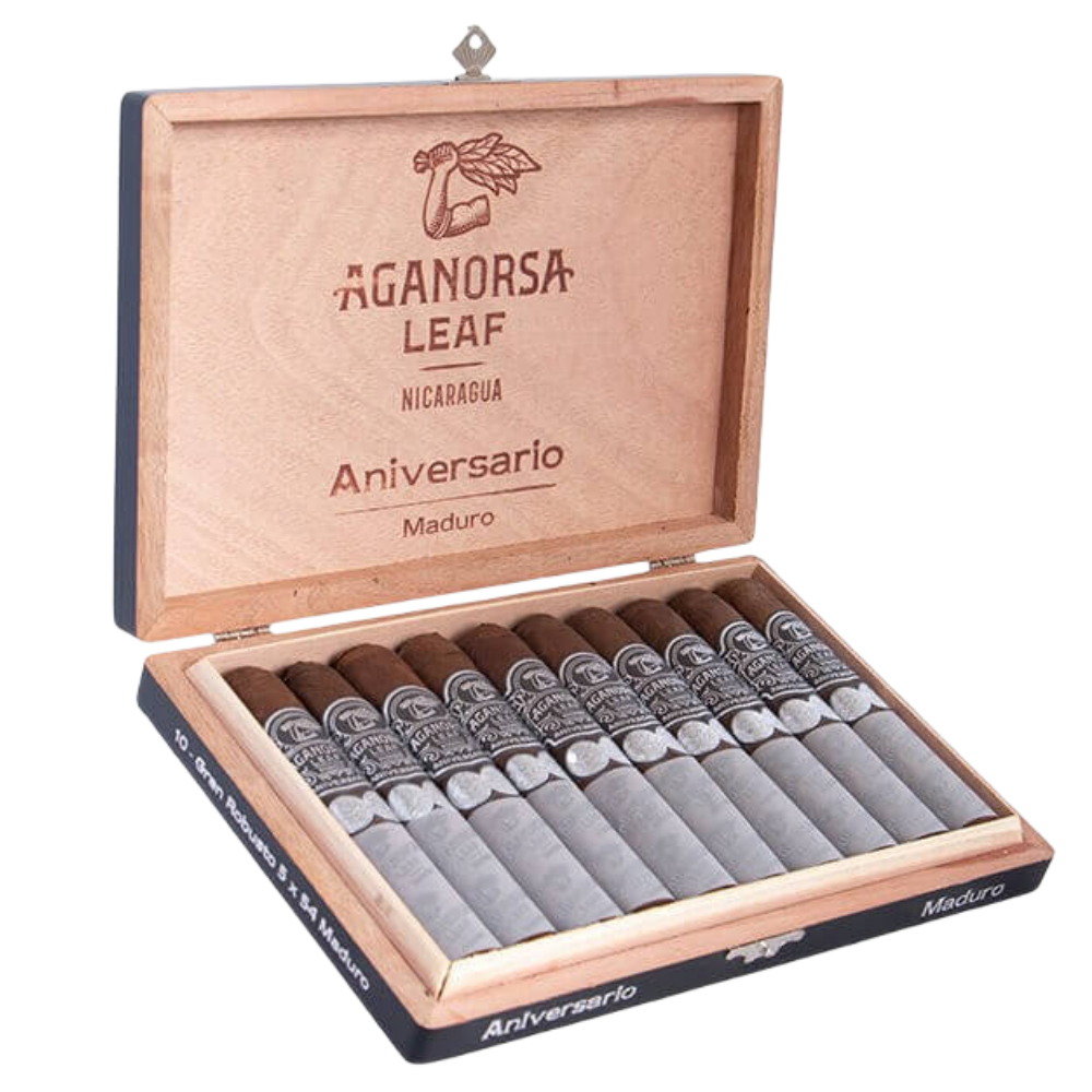 Aganorsa Leaf Aniversario Maduro Gran Robusto BP 10s 紫檀叶 周年纪念 马杜罗 格兰罗布图 10支/盒