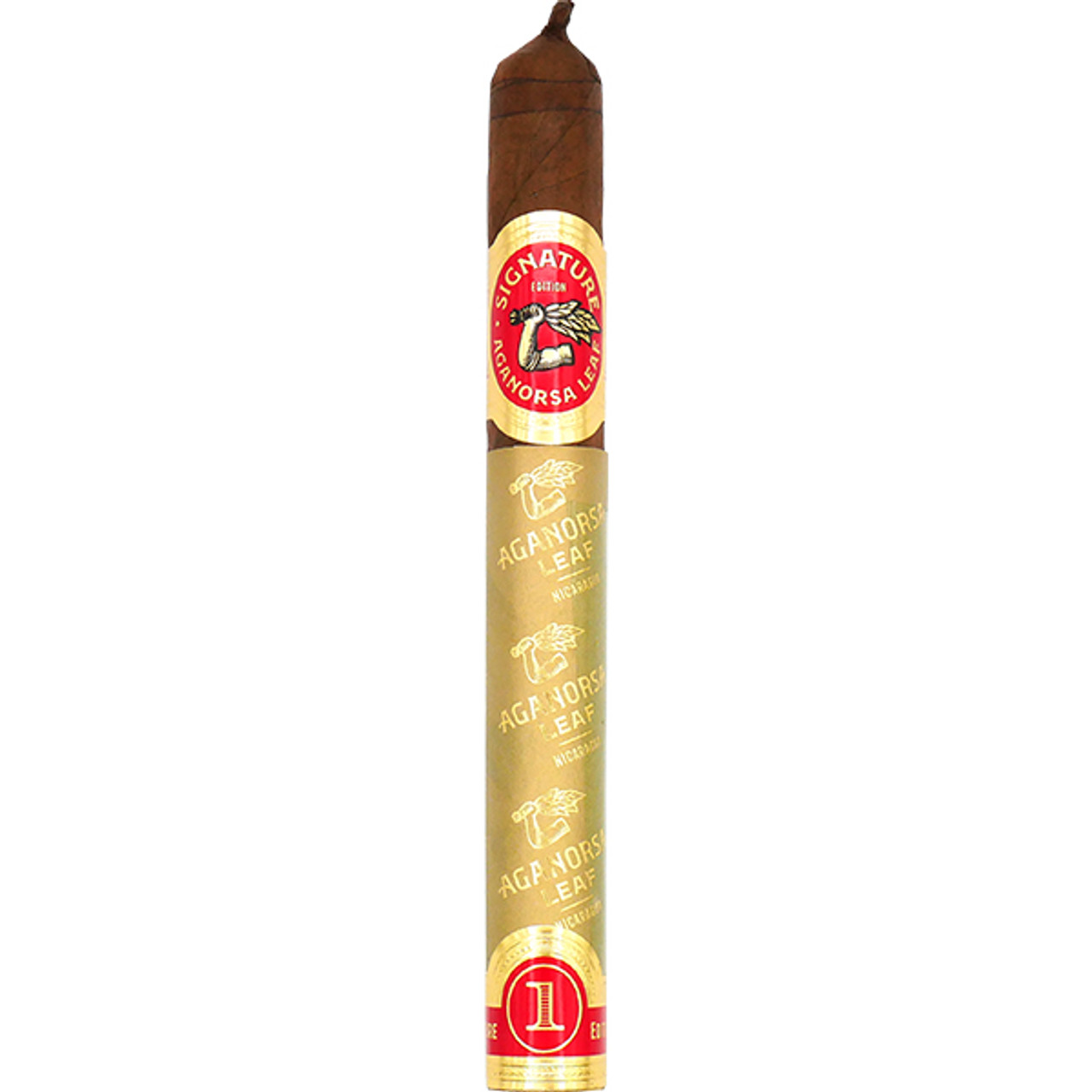 Aganorsa Leaf Signature Selection Corona Gorda 25s 紫檀叶 签名精选烟叶 大皇冠 金棒子 25支/盒