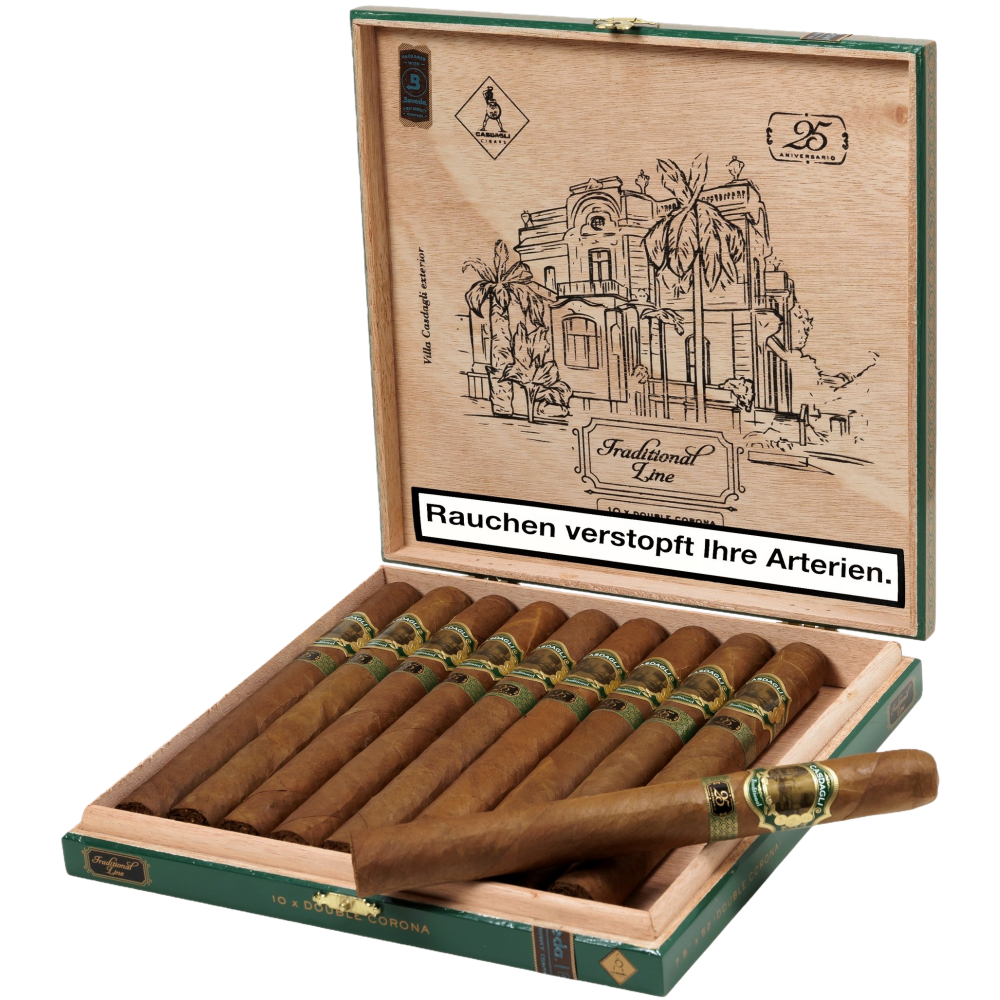 Casdagli Traditional Line 25th Aniversario Double Corona 10s 卡斯达利 传统路线 25周年纪念 双皇冠 10支/盒
