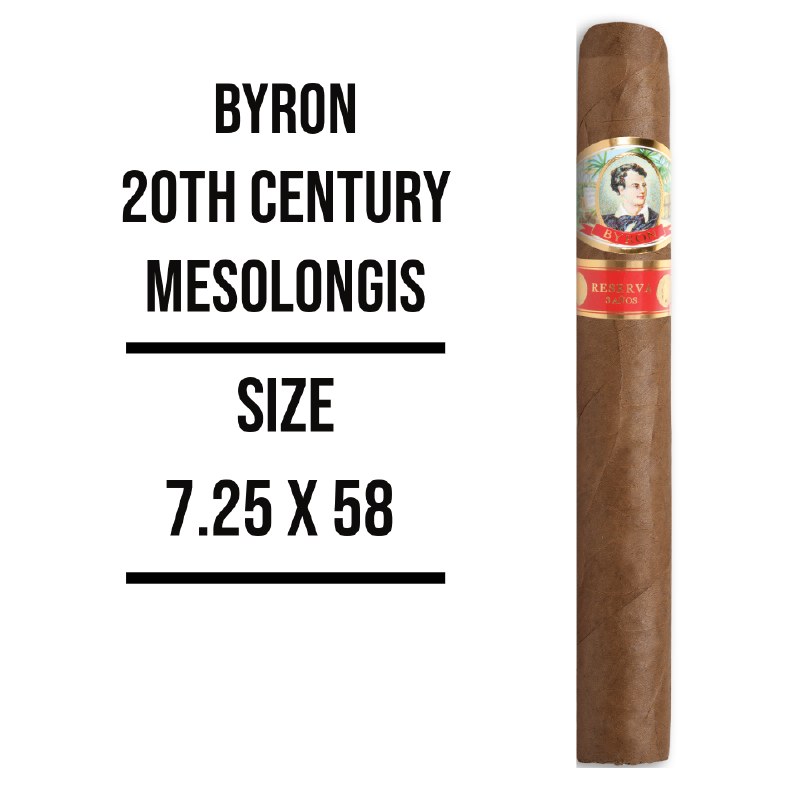Byron 20th Century Mesolongis 10s 拜伦 二十世纪系列 梅索隆吉 10支/盒
