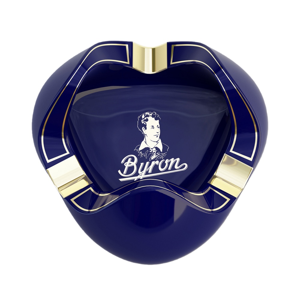 Byron Blue Limited Edition Ceramic ashtray 拜伦 蓝色 限量版 陶瓷 烟灰缸