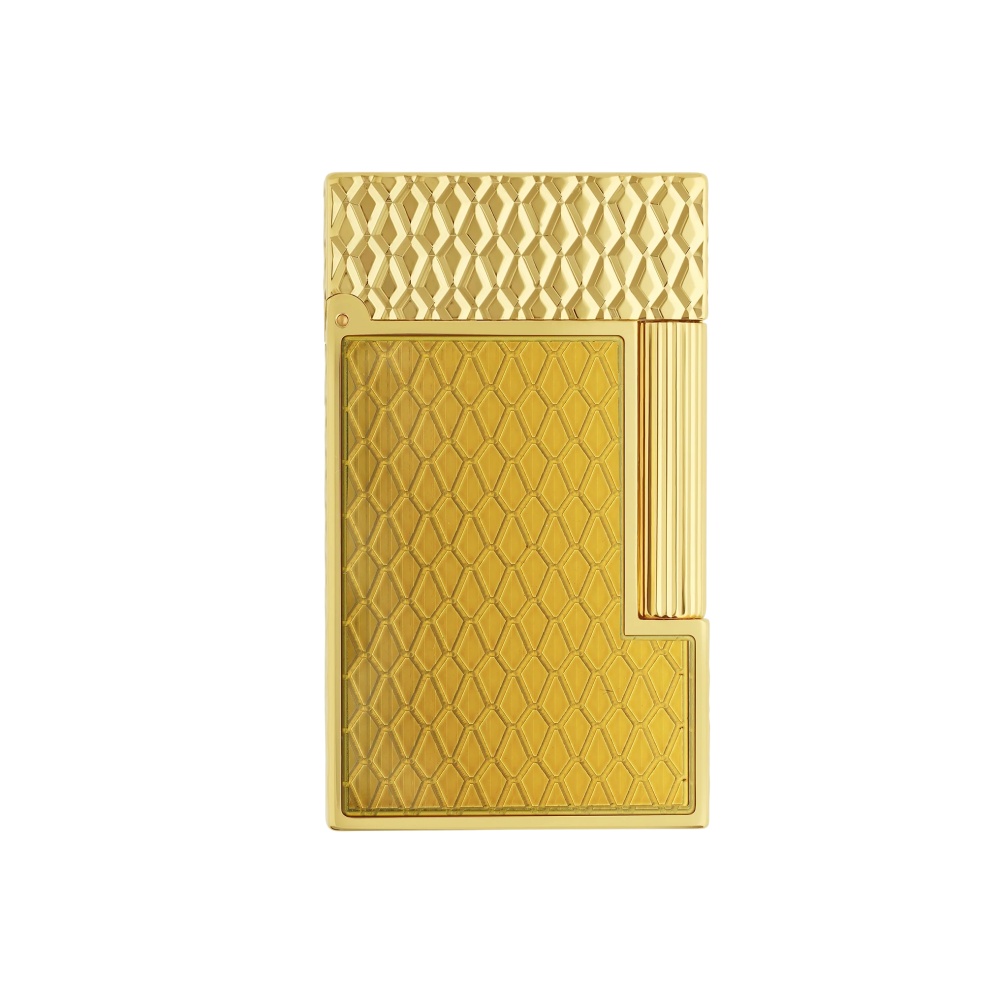 S.T.DUPONT 都彭 LIGNE2 系列 金色玑镂工艺 蜜蜂色 打火机（C16630）
