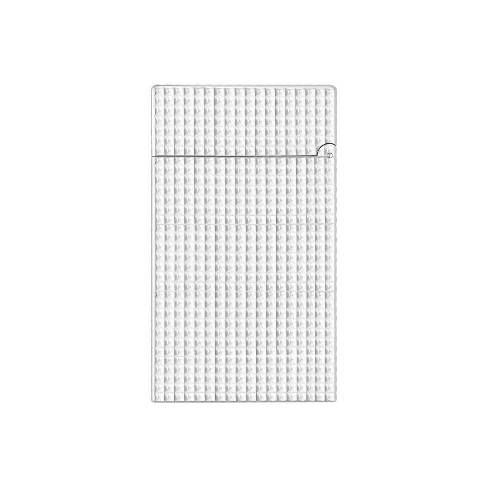 S.T.DUPONT 都彭 Le Grand 格兰德系列 钻石菱纹 双火焰 银色 打火机 C23011（预售）