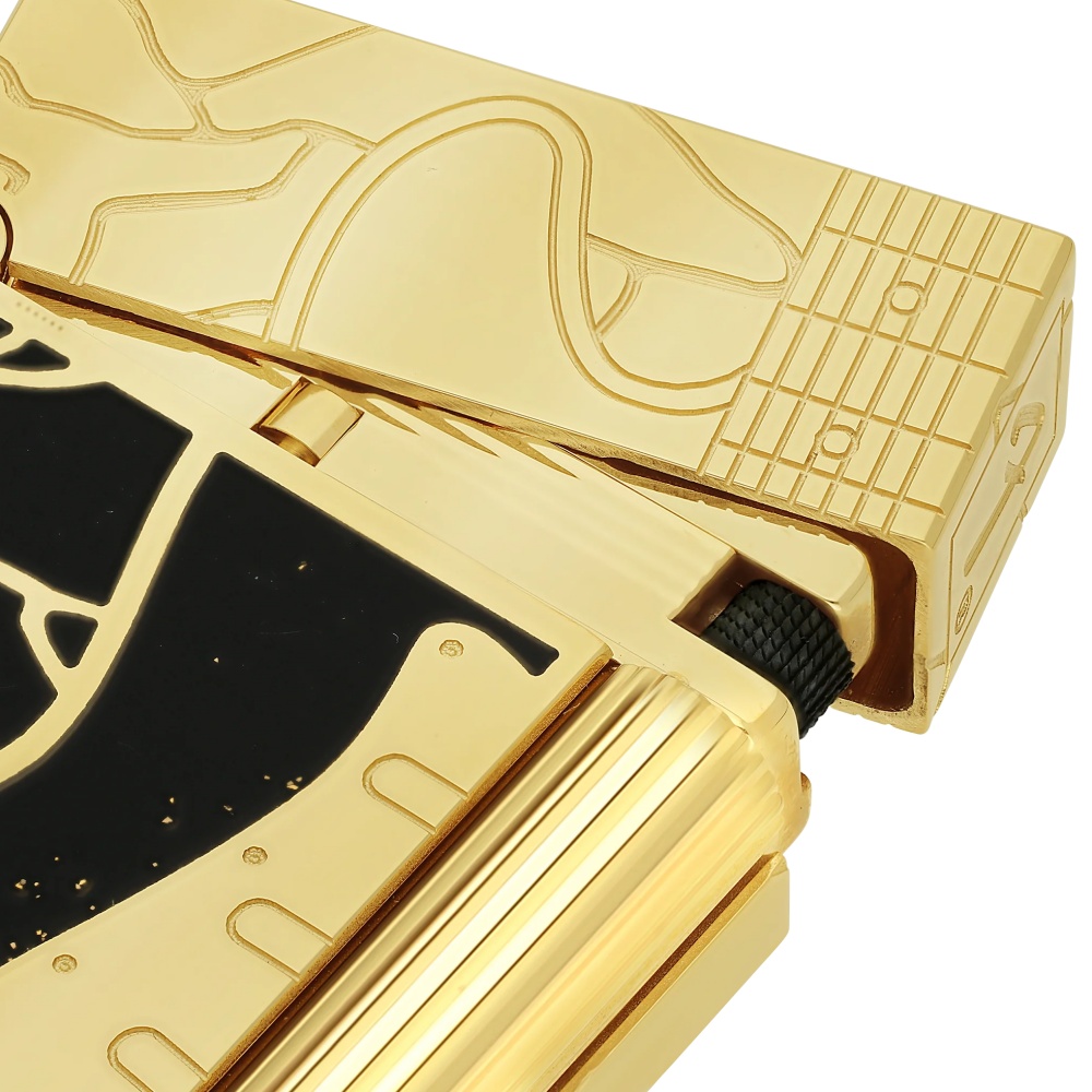 S.T.DUPONT 都彭 Ligne2 朗声系列 Fender联名 黑金 打火机 C16025CL（预售）