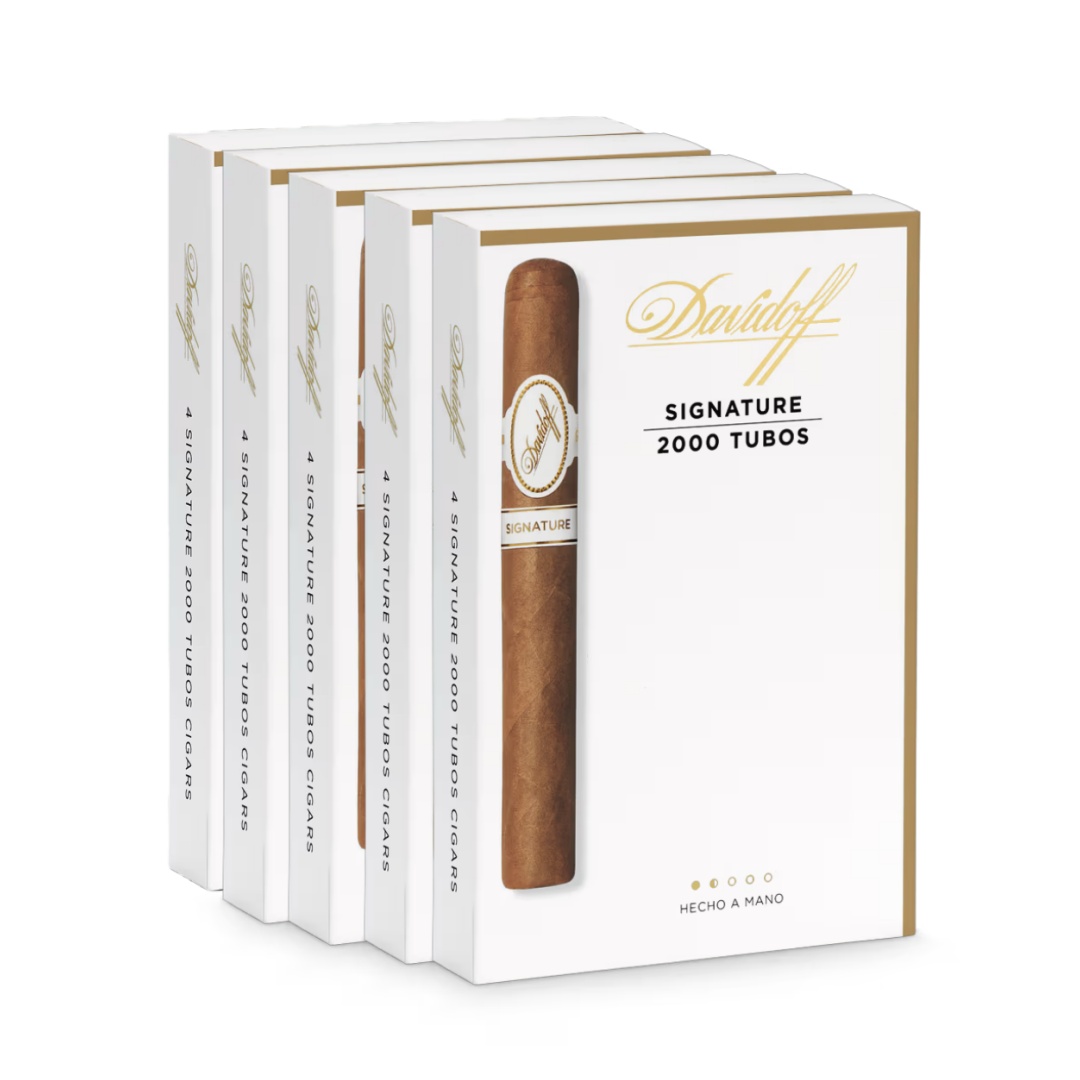 DAVIDOFF SIGNATURE 2000 TUBOS 20s 大卫杜夫 署名 2000 铝管 4支/盒 X 5盒
