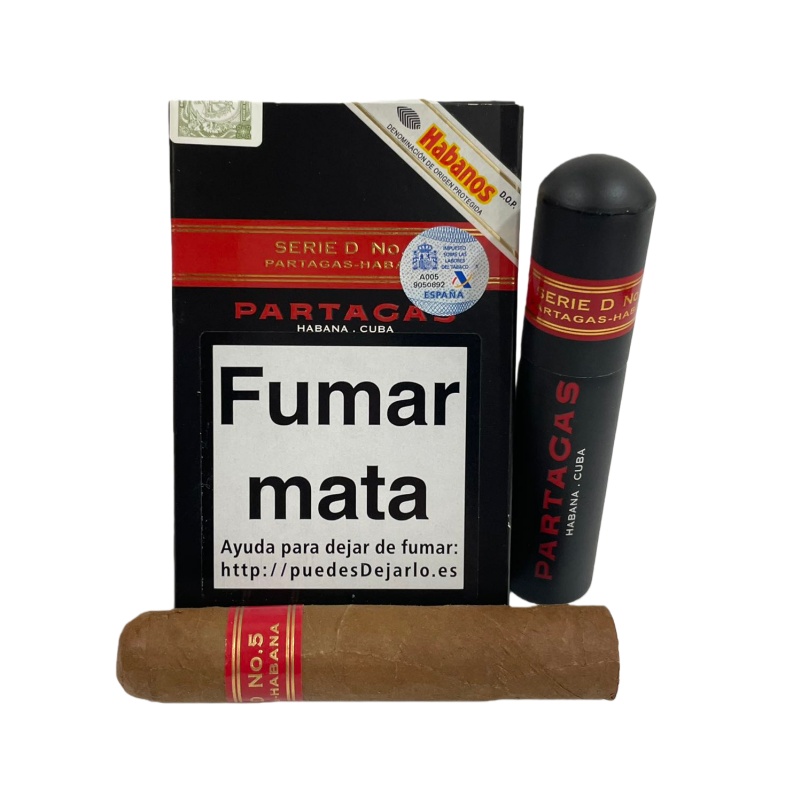 PARTAGAS SERIE D No.5 3s 帕特加斯 D5号 纸盒铝管 3支/盒