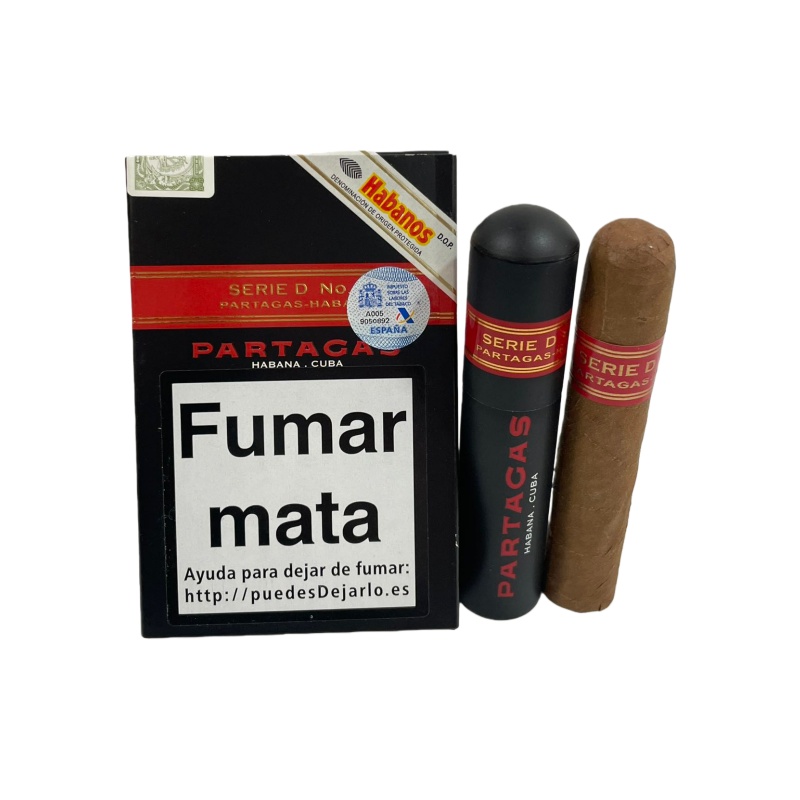 PARTAGAS SERIE D No.5 3s 帕特加斯 D5号 纸盒铝管 3支/盒