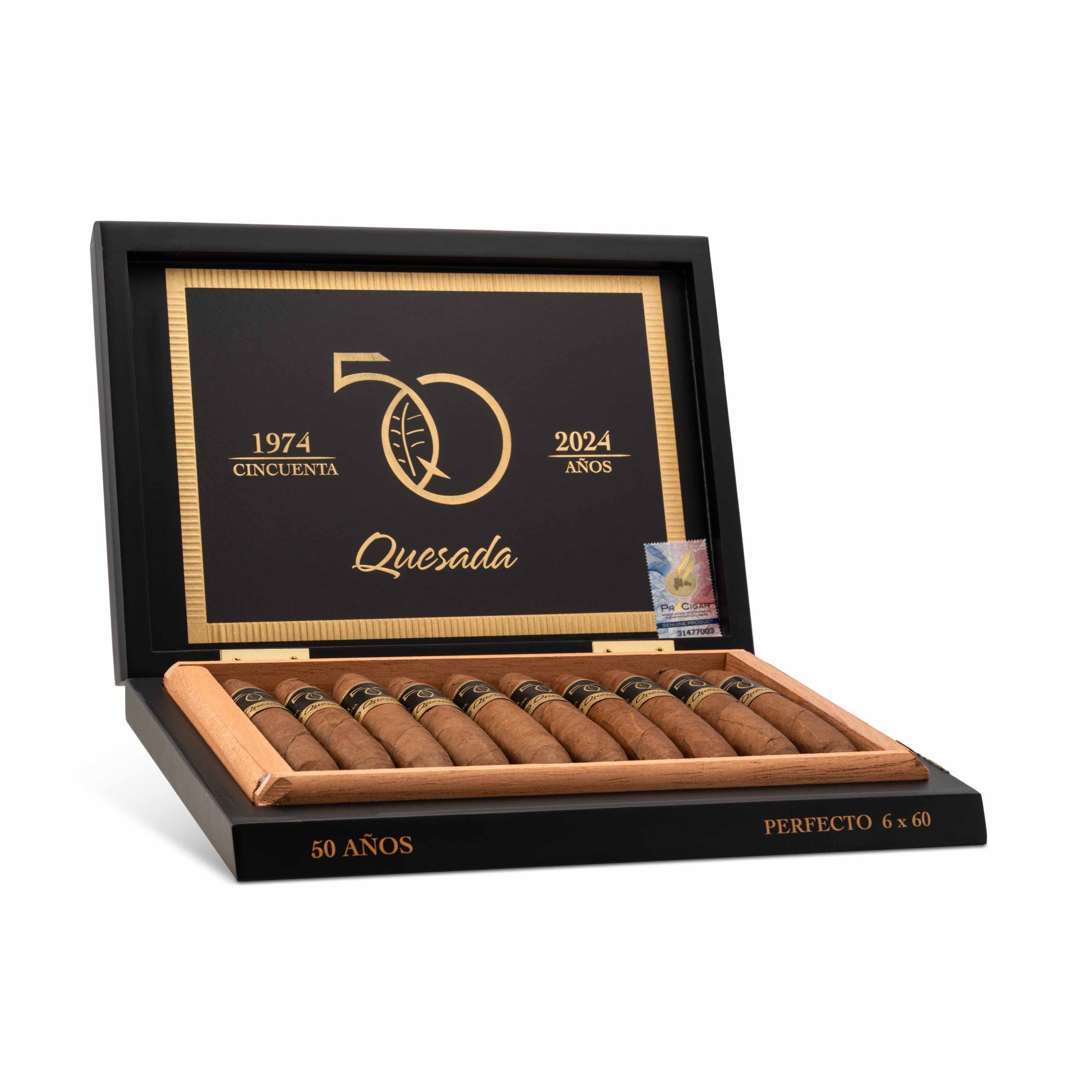 QUESADA 50 ANOS PERFECTO 10s 克萨达 50周年 双尖鱼雷 10支/盒
