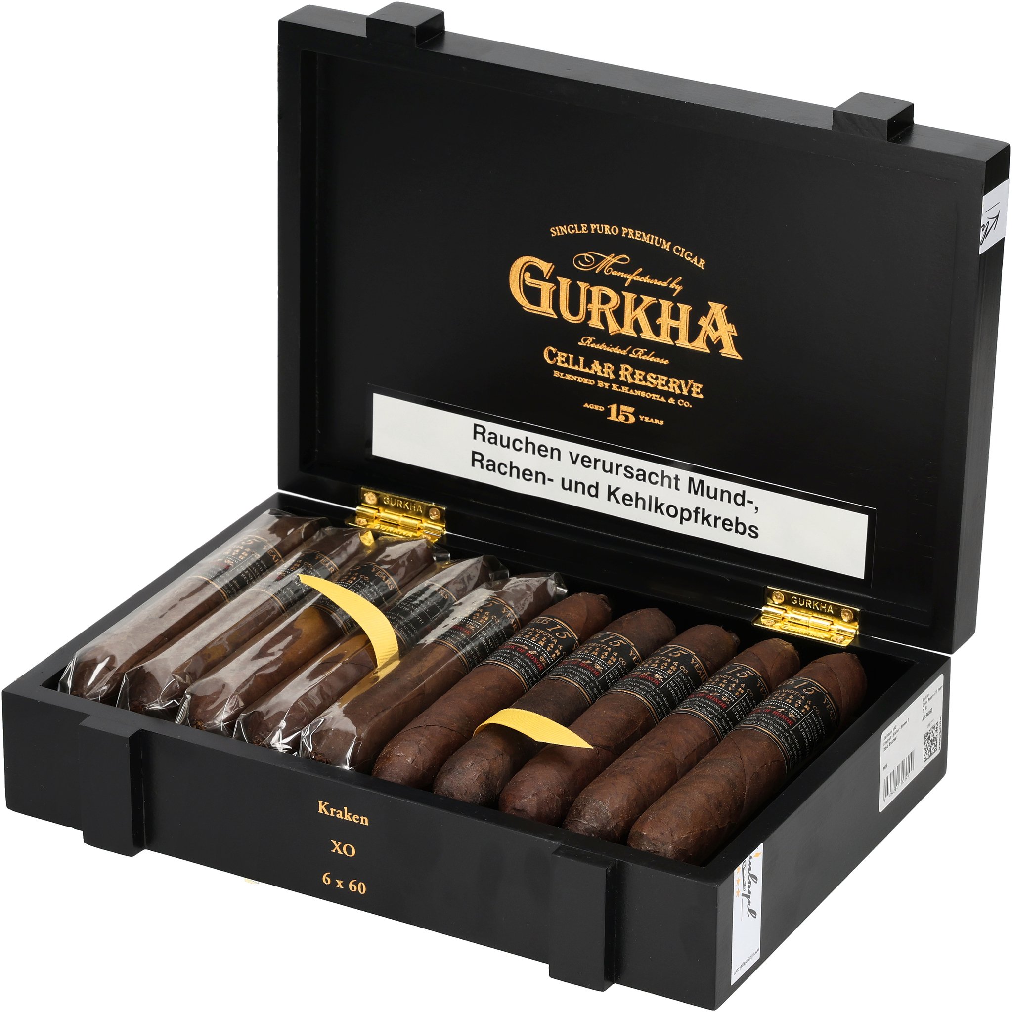 Gurkha Cellar Reserve Limitada 15 Year Kraken 20s 廓尔喀 15年酒藏特别限量 北海巨妖 20支/盒