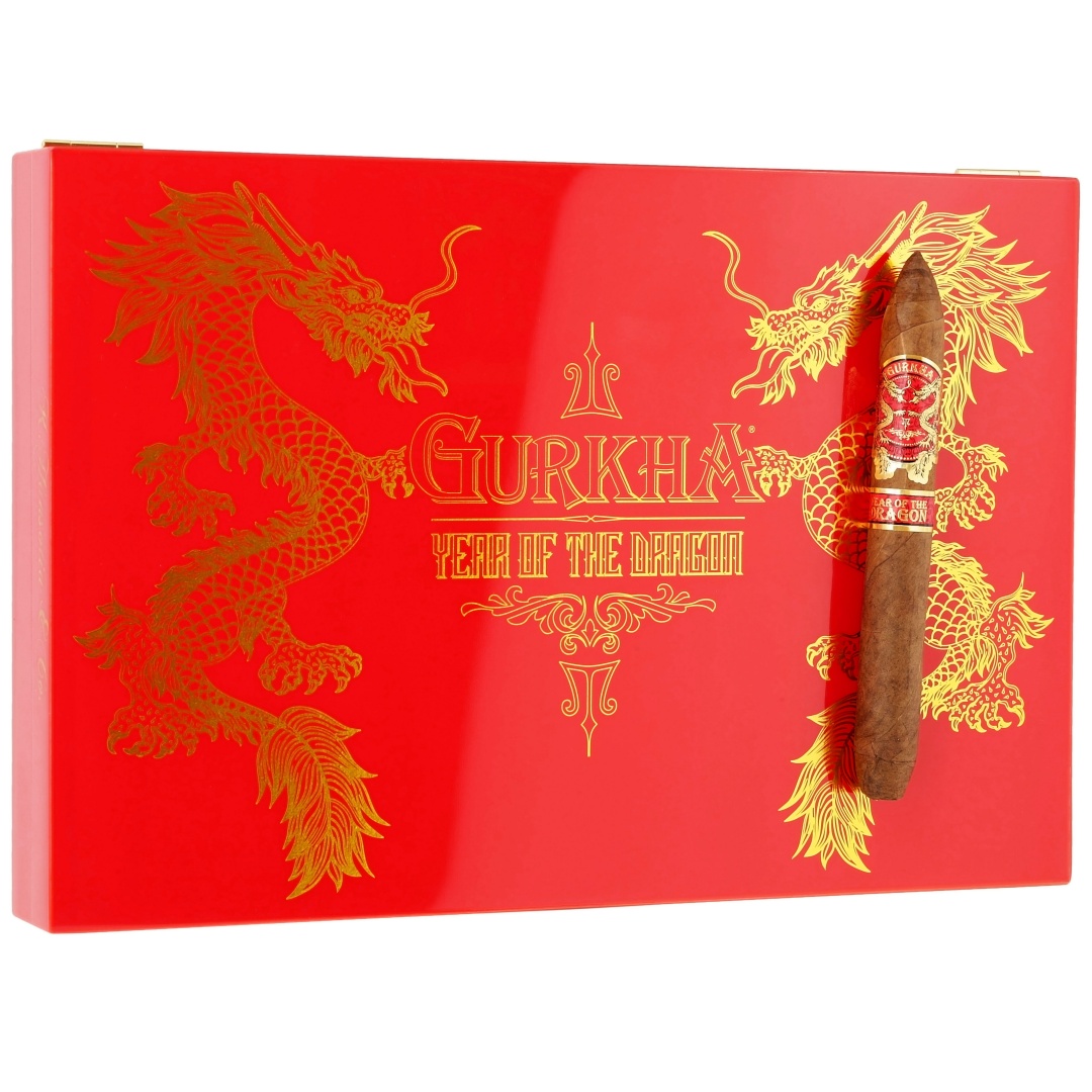 Gurkha Year Of The Dragon Figurado 15s 廓尔喀龙年 双尖鱼雷 15支/盒