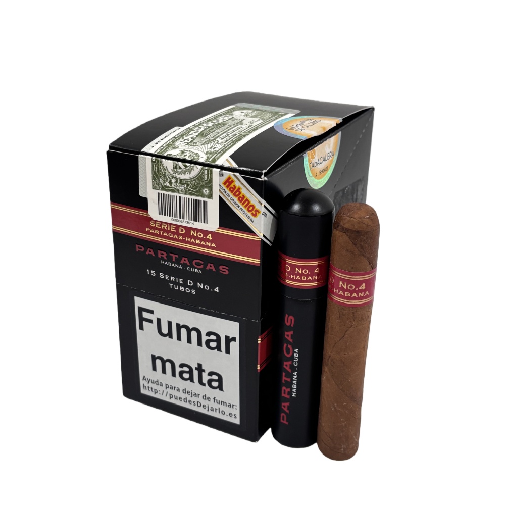 PARTAGAS SERIE D No.4 A/T15s  帕特加斯 D4号纸盒铝管 15支/盒
