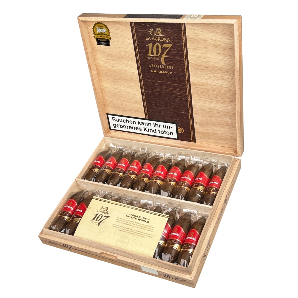 La Aurora 107 Nicaragua Zeppelin 20s 狮子王 107 尼加拉瓜 齐柏林飞艇 20支/盒