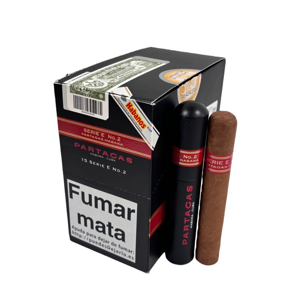 PARTAGAS SERIE E No.2 15s TUBOS 帕特加斯 E2号 纸盒铝管 15支/盒
