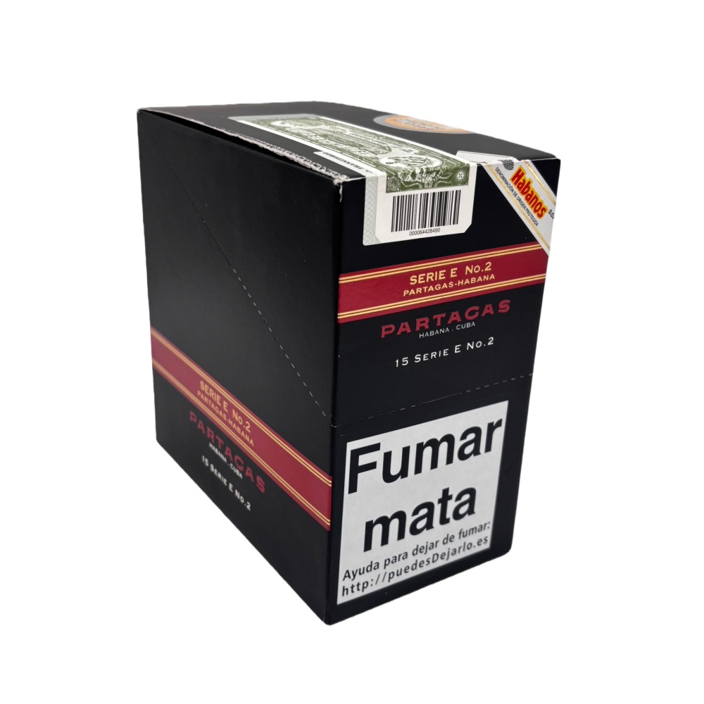PARTAGAS SERIE E No.2 15s TUBOS 帕特加斯 E2号 纸盒铝管 15支/盒