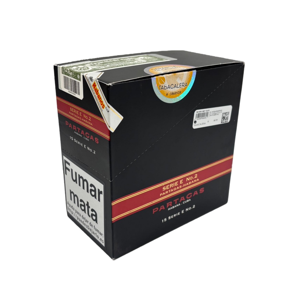 PARTAGAS SERIE E No.2 15s TUBOS 帕特加斯 E2号 纸盒铝管 15支/盒