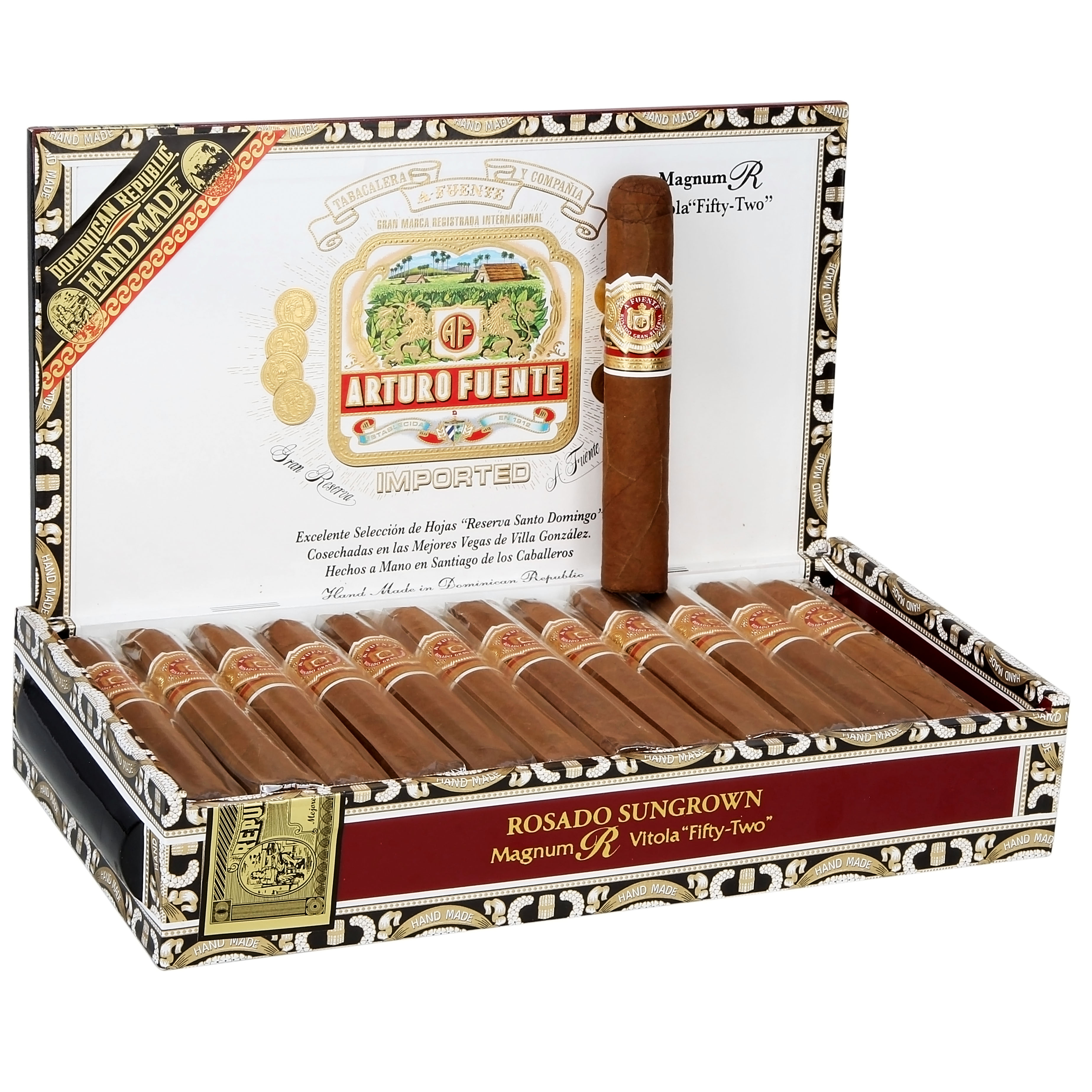 Arturo Fuente Rosado Magnum R 52 25s 阿图罗·富恩特 罗萨多 玛格南 R 52 25支/盒