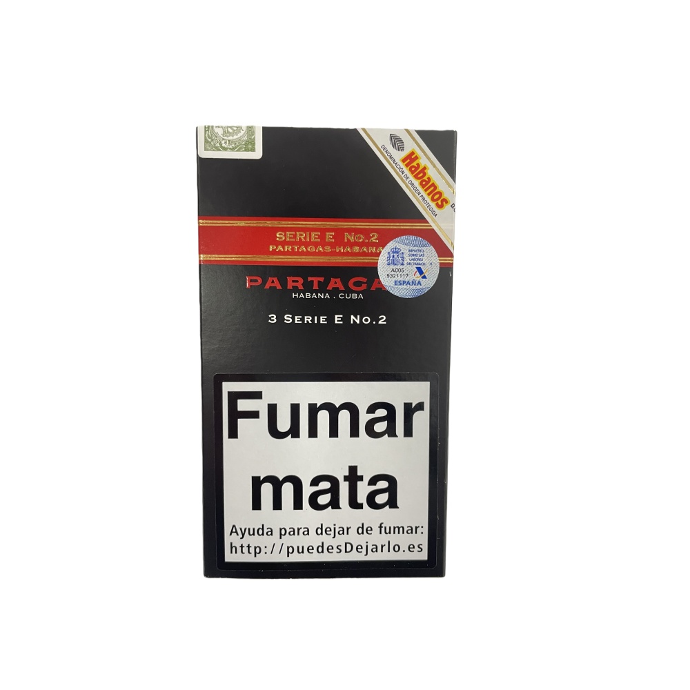 PARTAGAS SERIE E No.2 3s TUBOS 帕特加斯 E2号 纸盒铝管 3支/盒