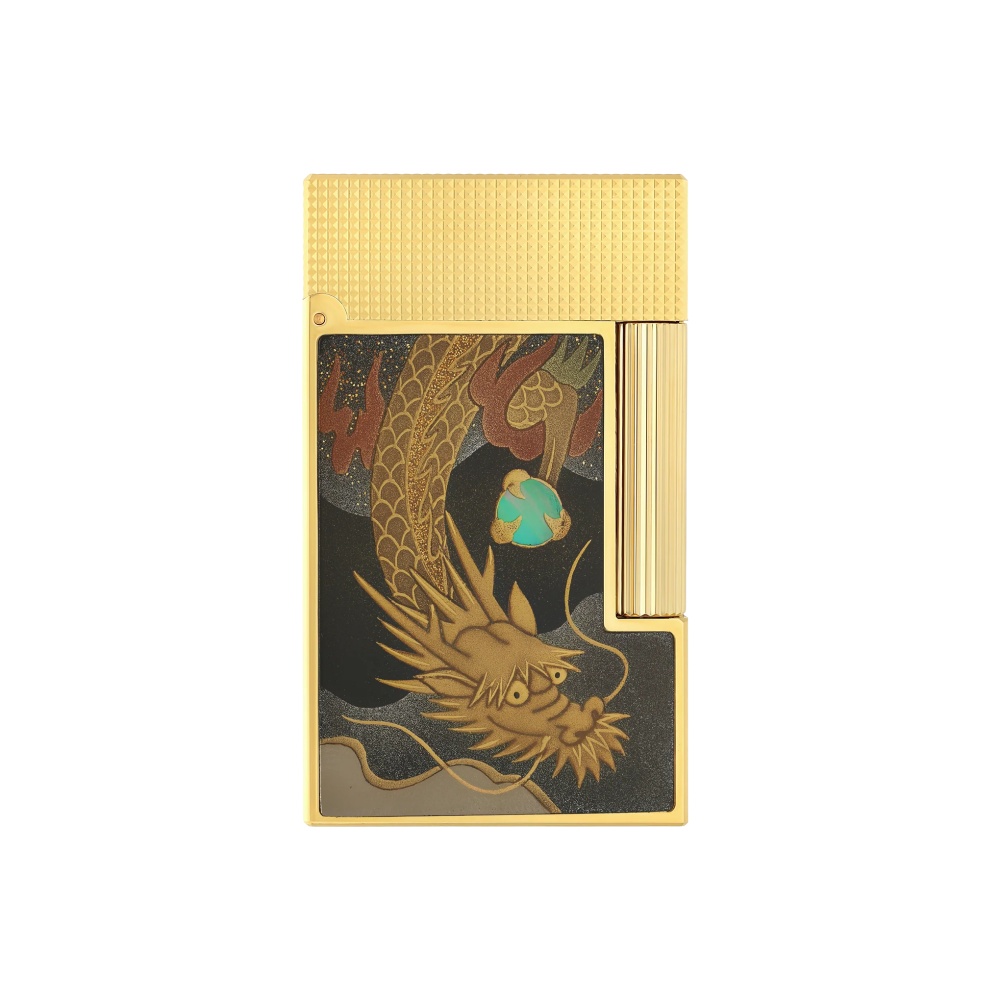 S.T.DUPONT 都彭 LIGNE2 朗声系列 龙形莳绘艺术 限量版打火机 C16150