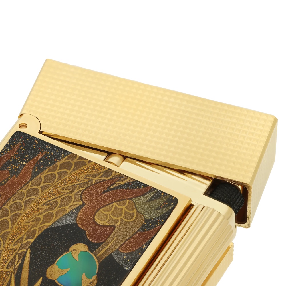 S.T.DUPONT 都彭 LIGNE2 朗声系列 龙形莳绘艺术 限量版打火机 C16150
