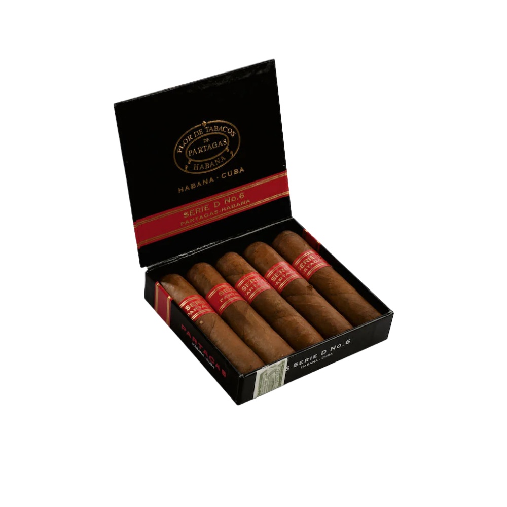 PARTAGAS SERIE D No.6 5s 帕特加斯 D6号纸盒 5支/盒