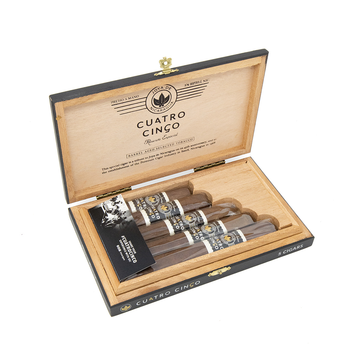 Joya De Nicaragua Cuatro Cinco Reserva Especial Collection Assortment 5s 尼加拉瓜珍宝 四十五年特别珍藏 样盒 5支/盒