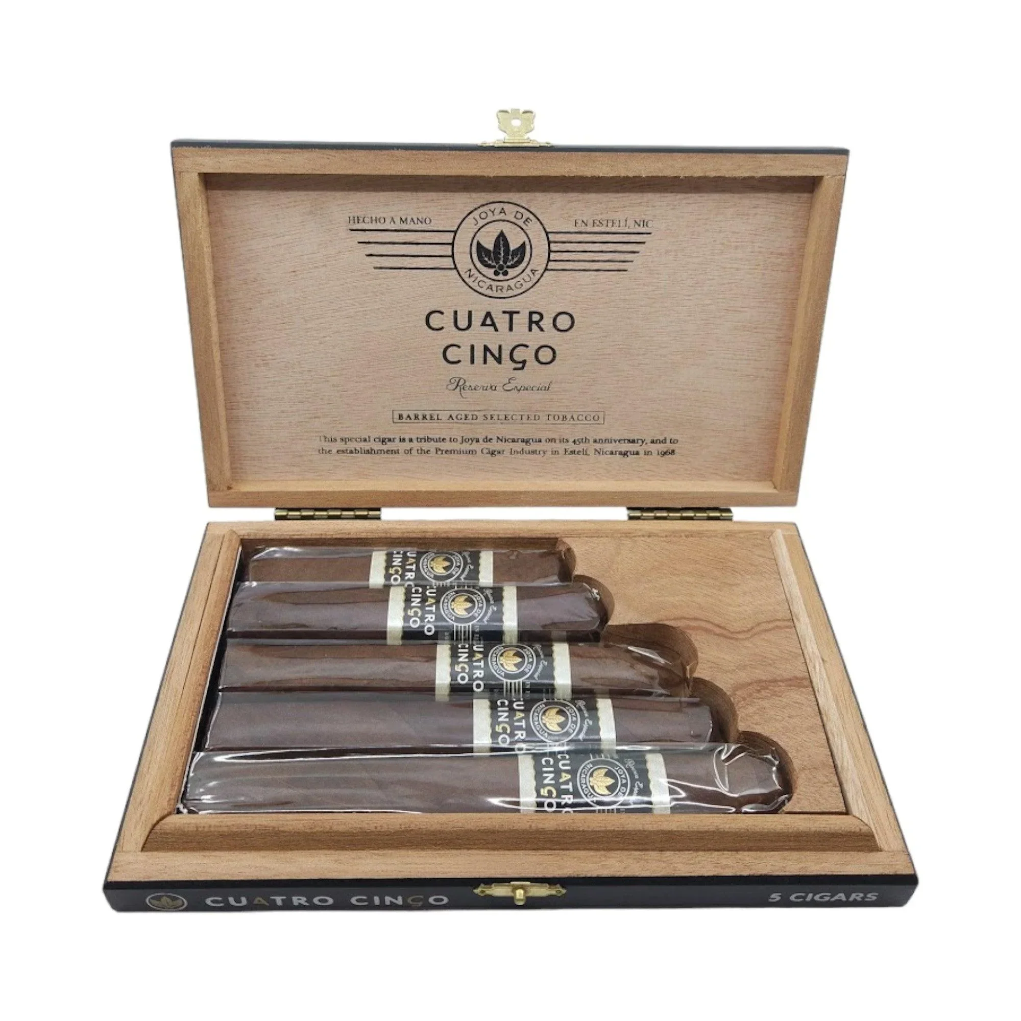 Joya De Nicaragua Cuatro Cinco Reserva Especial Collection Assortment 5s 尼加拉瓜珍宝 四十五年特别珍藏 样盒 5支/盒