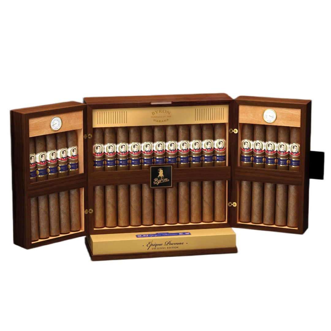 Byron 19th Century Epique Poemas Exclusive Edition Humidor 30s 拜伦 19世纪 史诗 限量版保湿盒 30支/盒