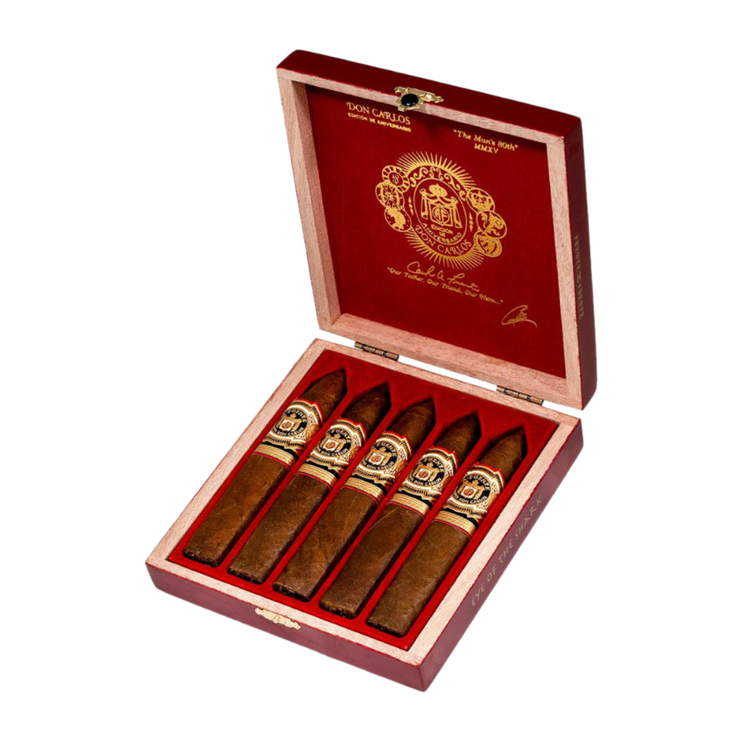 Arturo Fuente Don Carlos The Man's 80th Eye of the Shark 5s 阿图罗·富恩特 唐·卡洛斯 八十周年 鲨鱼之眼 5支/盒