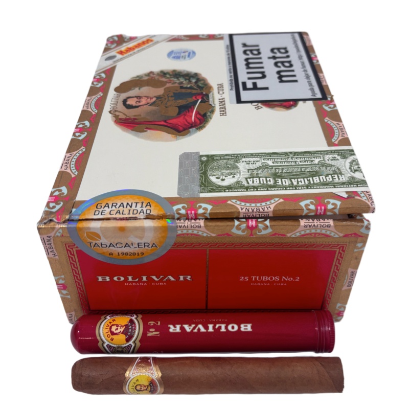 BOLIVAR TUBOS No.2 玻利瓦尔 2号铝管 25支/盒